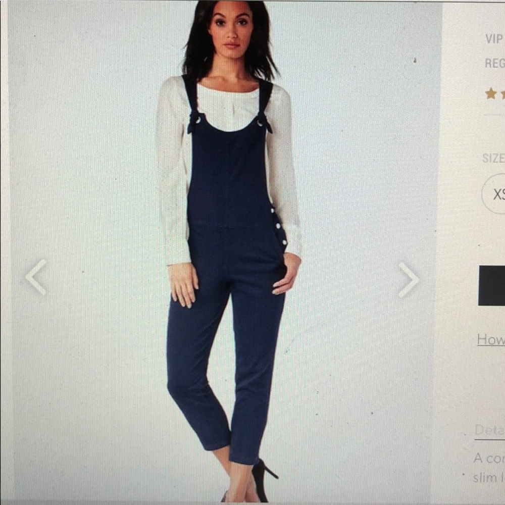 Brand new Just fab overall jumpsuit